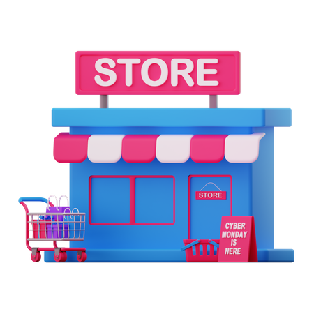 Magasin  3D Icon