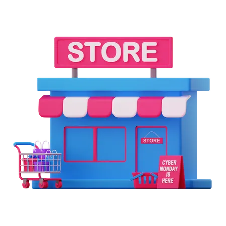 Magasin  3D Icon