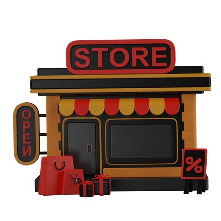 Magasin  3D Icon