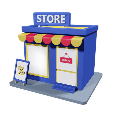 Magasin  3D Icon