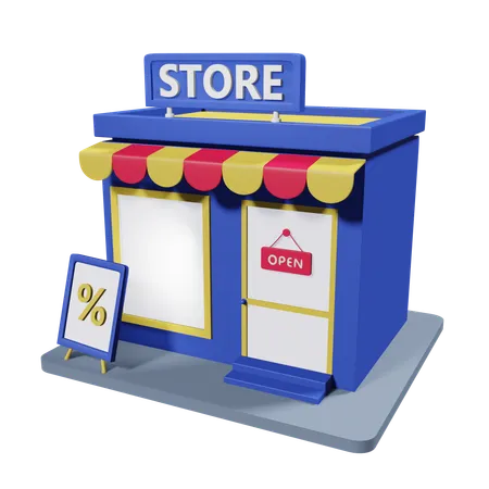 Magasin  3D Icon