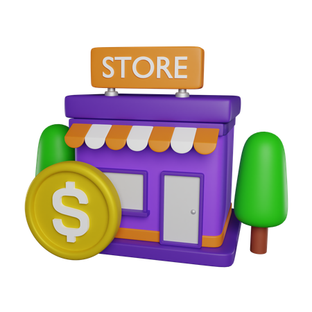 Magasin  3D Icon