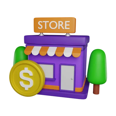 Magasin  3D Icon