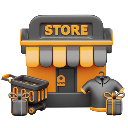 Magasin  3D Icon