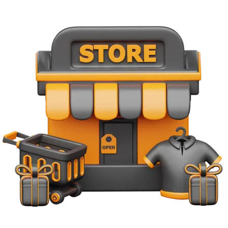 Magasin  3D Icon