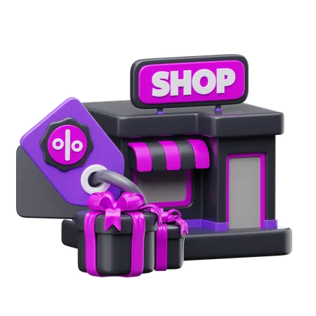 Magasin  3D Icon