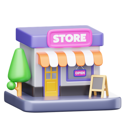 Magasin  3D Icon