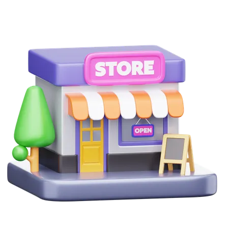 Magasin  3D Icon