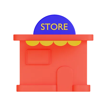 Magasin  3D Illustration