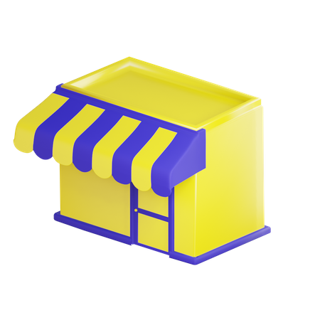 Magasin  3D Illustration