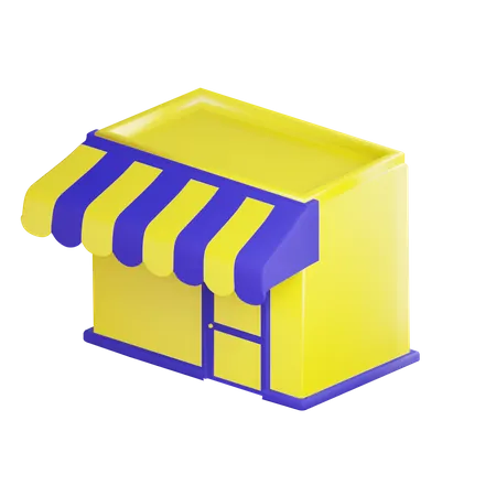 Magasin  3D Illustration