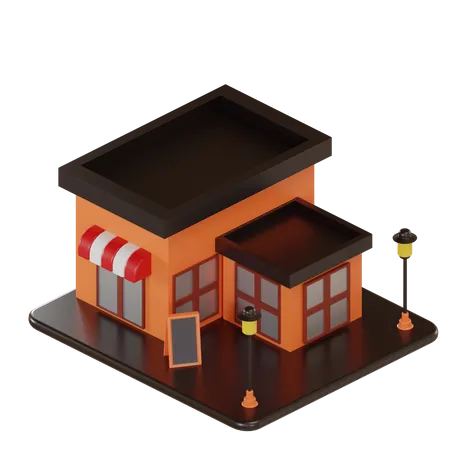 Magasin  3D Illustration