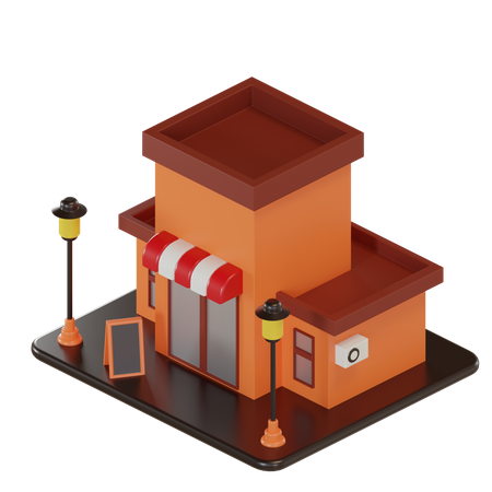 Magasin  3D Illustration