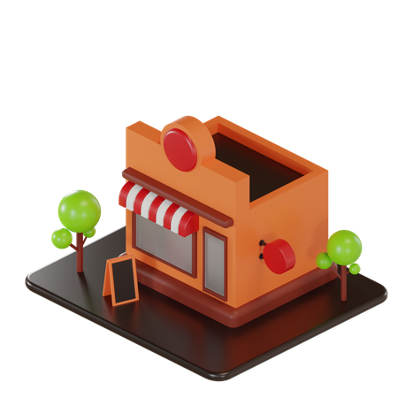 Magasin  3D Illustration