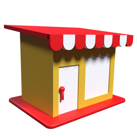 Magasin  3D Illustration