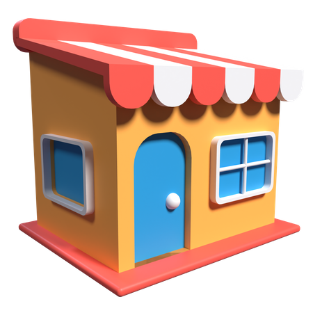 Magasin  3D Illustration