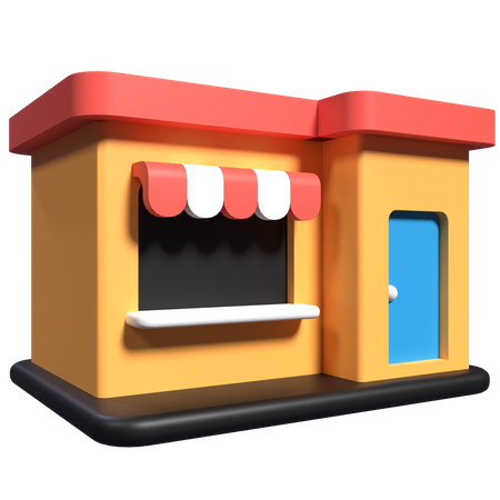 Magasin  3D Illustration