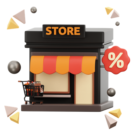 Magasin  3D Icon