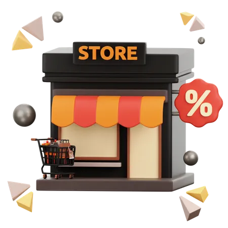 Magasin  3D Icon