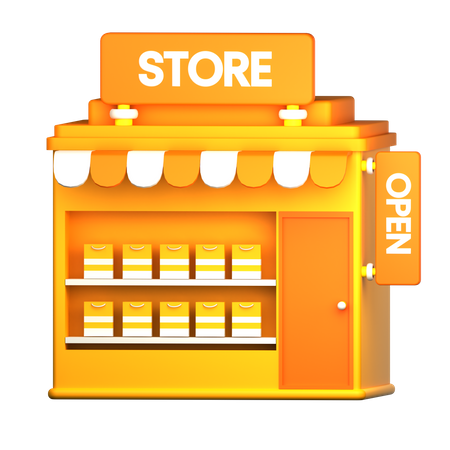 Magasin  3D Icon