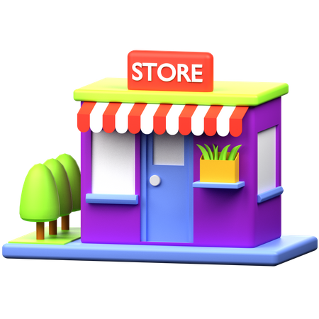 Magasin  3D Icon