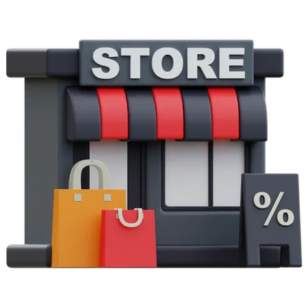 Magasin  3D Icon