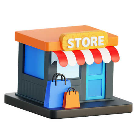 Magasin  3D Icon