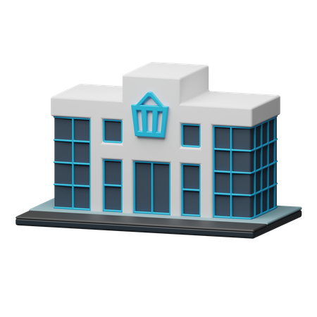 Bâtiment de magasin  3D Icon