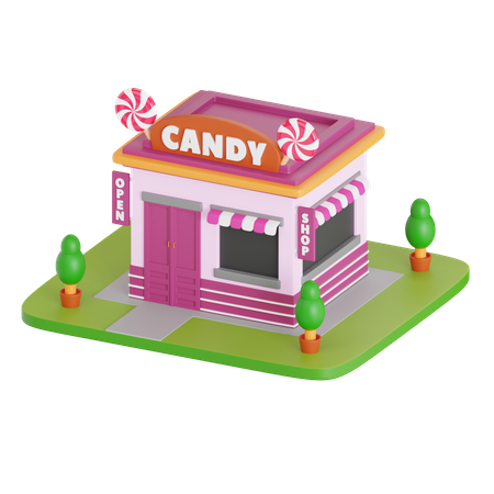 Boutique de bonbons  3D Icon