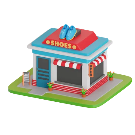 Boutique de chaussures  3D Icon