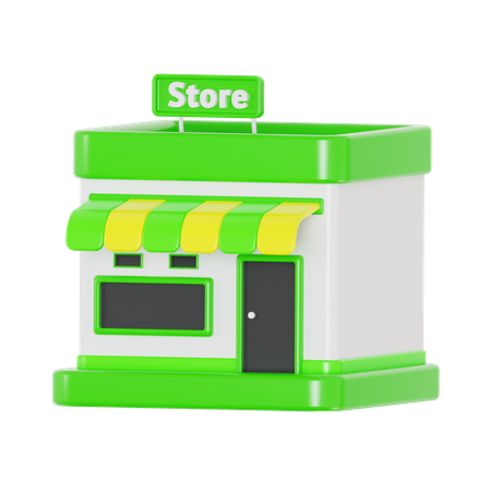 Magasin de détail  3D Icon