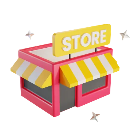 Magasin  3D Illustration