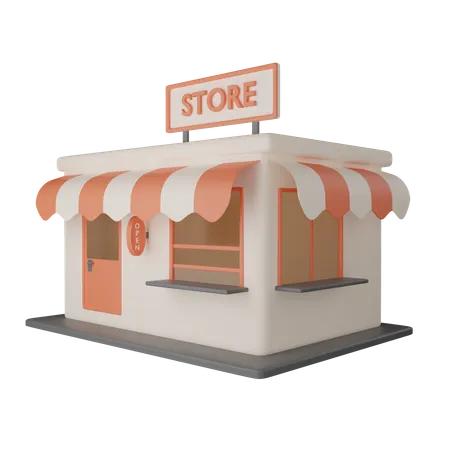 Magasin de crème glacée  3D Icon