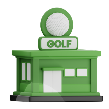 Magasin de golf  3D Icon