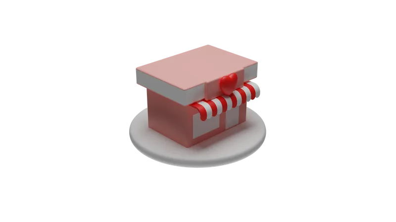 Magasin de la Saint-Valentin  3D Icon