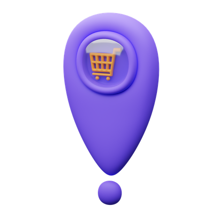 Emplacement du magasin  3D Icon