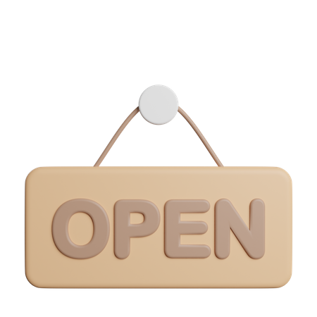Magasin ouvert  3D Icon