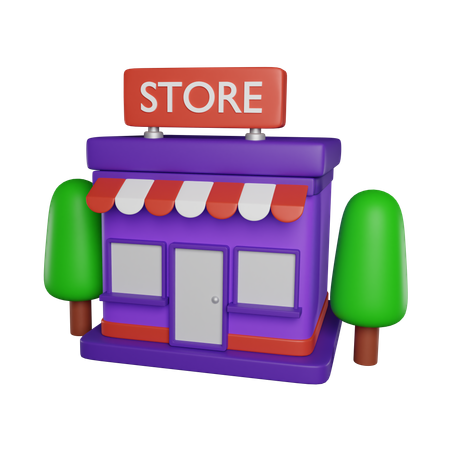 Magasin  3D Icon