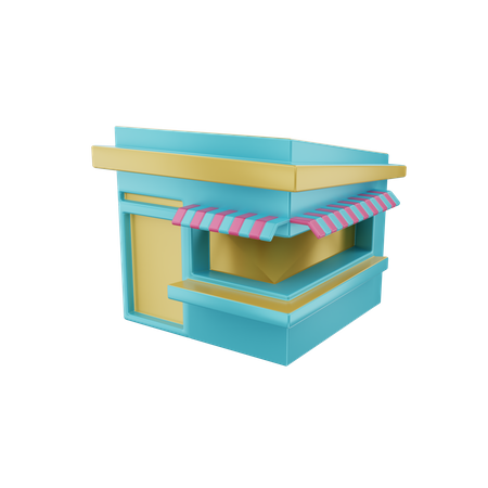 Magasin  3D Illustration