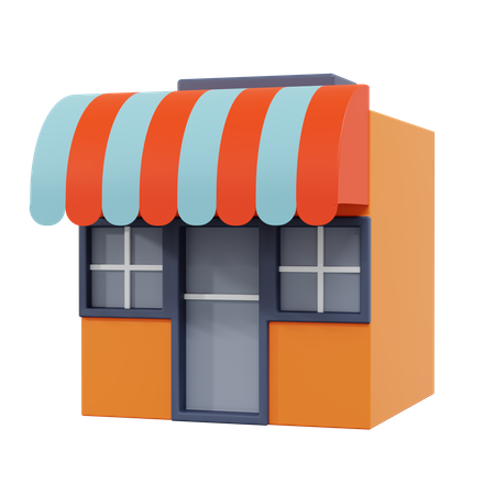 Magasin  3D Illustration