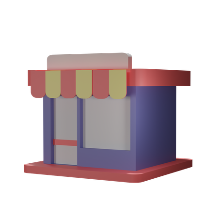 Magasin  3D Illustration