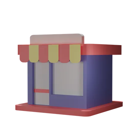 Magasin  3D Illustration