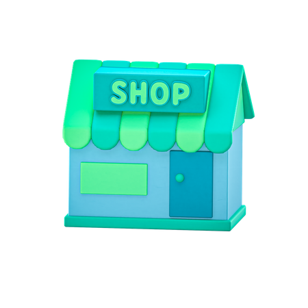 Magasin  3D Illustration