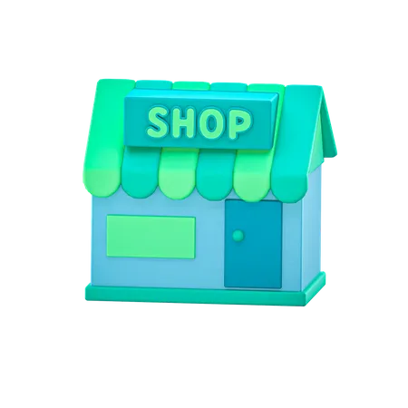 Magasin  3D Illustration