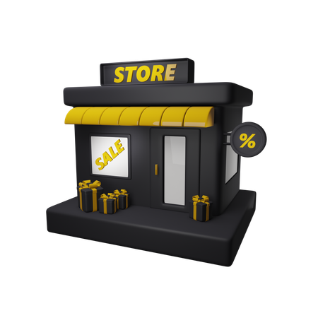 Vente en magasin  3D Icon