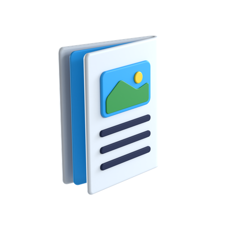 Magazine  3D Icon