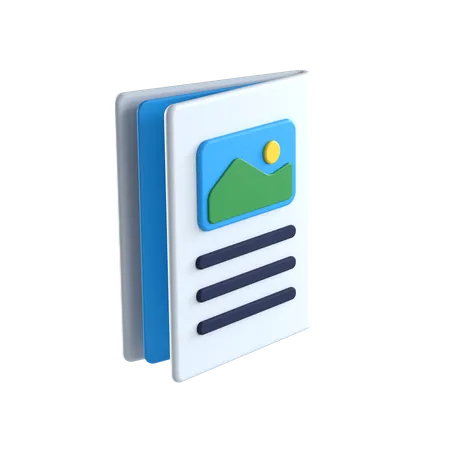 Magazine  3D Icon