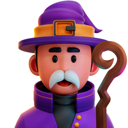 Mage Wizard 3D Icon