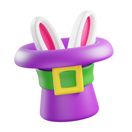 Magia de coelho  3D Icon