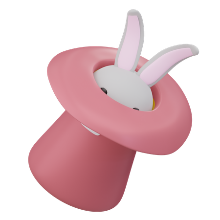 Magia de coelho  3D Icon